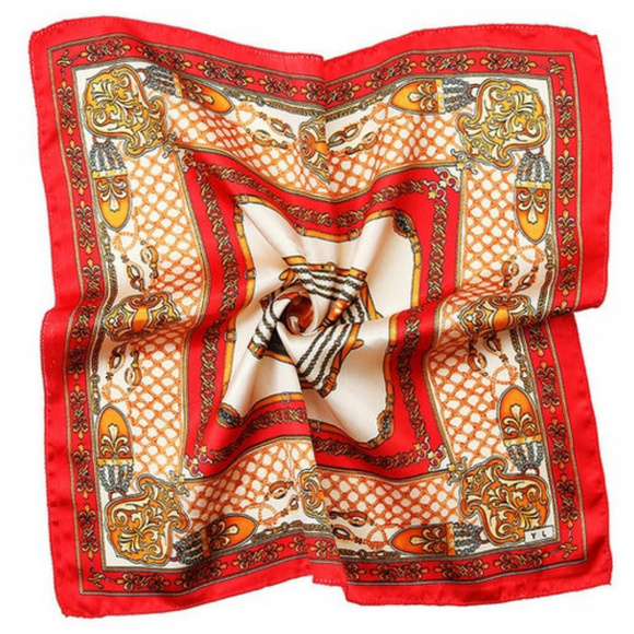 Fashion boho Floral Print Scarf bandana - Picture 6 of 8